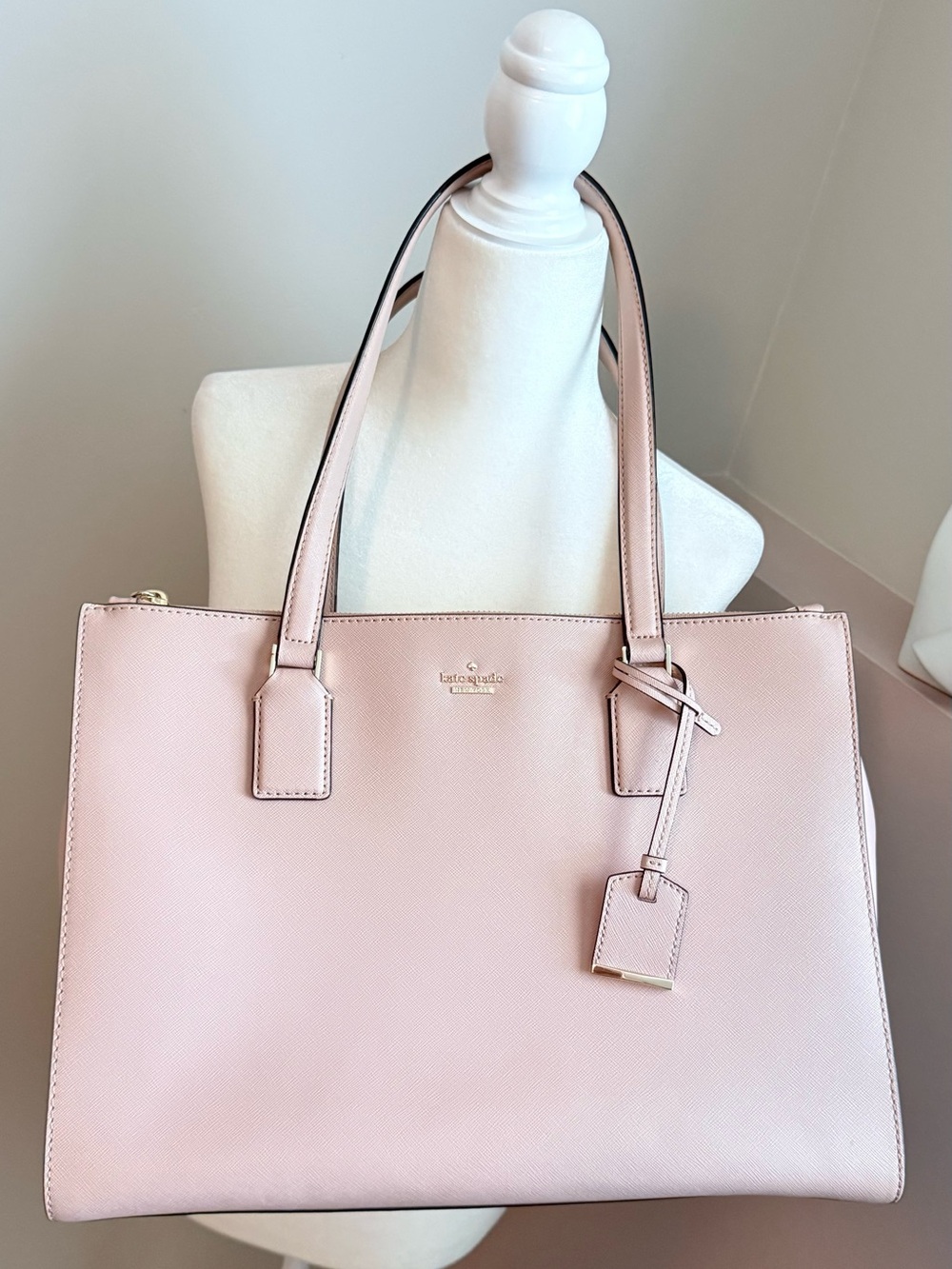 Kate Spade Cameron Street Jensen Leather Pink Tote‎